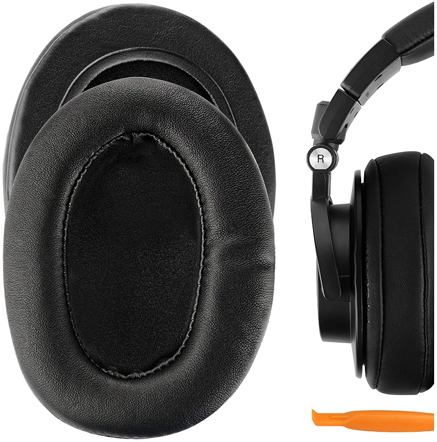 Audio Technica Headphone Ath-M50X - Bantalan Telinga Pengganti Kulit Protein Berkualitas