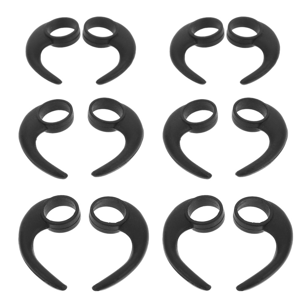 Silicone Ear Tip Replacement - 12 Buah Kait Telinga Silikon Olahraga
