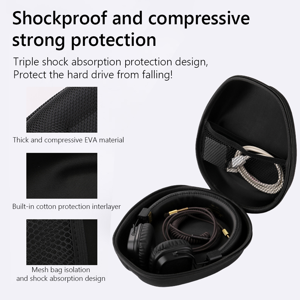 Tas wadah Headphone EVA keras  - Audio Technica Headphone Ath-M50X ulasan dan harga